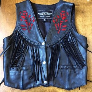 Unik Leather Apparel Vintage Biker Vest